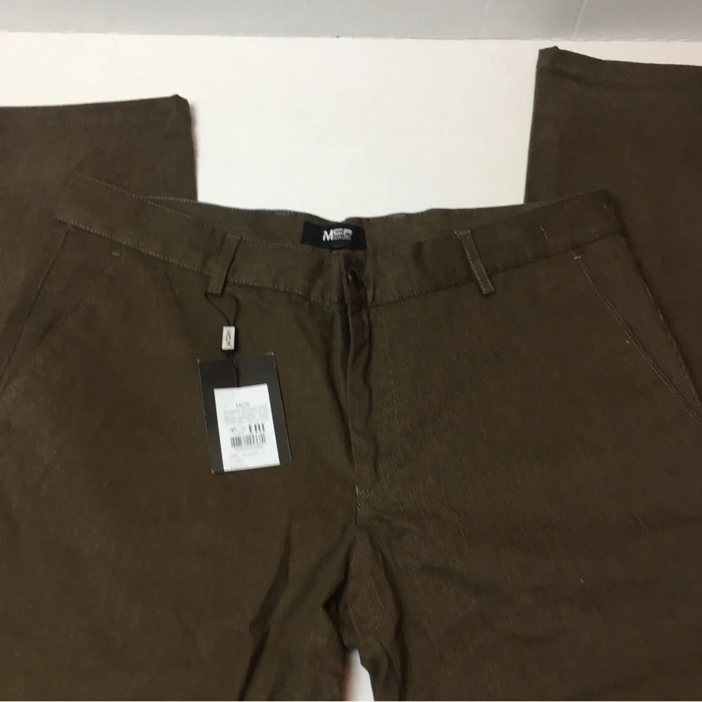 Stretch Cotton Slim Pants | Tailored Casual Chino · MCR Menswear NWT 36x34
